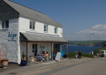 The Edge Restaurant and Bar in Port Isaac, Cornwall. We serve Light Bites, Dinner, Cream Teas, Coffees, Licensed Bar.