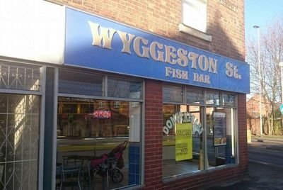 Local fish and chip shop: 317 Wyggeston St. Burton. DE13 0SE. Telephone orders welcome. Will consider orders of any sizeOver 33 years frying experience.