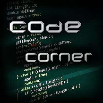 Code Corner is a community where you can find the latest news from #Tech #IT and #Programming world... :)