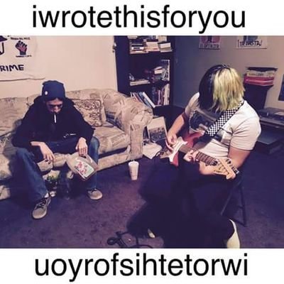 Offical_IWTFY's profile picture. Indie/Emo two-piece project from McAllen, Texas

Andy Goss - Vocals
Eric Linares - Guitar/Vocals

Thank you for finding this.