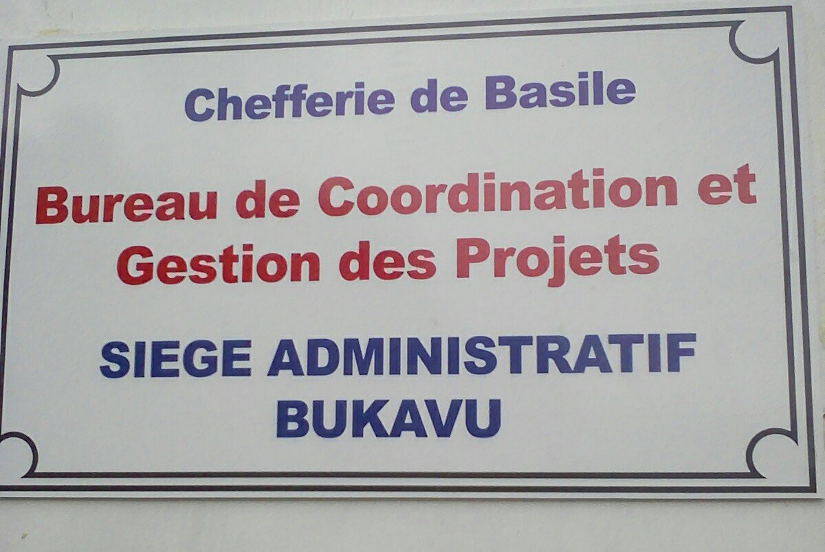 BCGP: Bureau de Coordination et Gestion des Projets de la chefferie de Basile.
