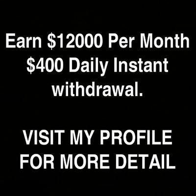 This is a so easy system, which is able to bring in $12,000 payments over and over again with $400 daily instant withdrawals, It works in all countries.