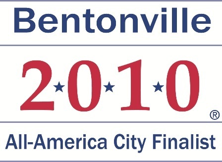 Bentonville Arkansas is a 2010 All America City finalist.