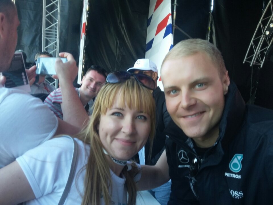 Fan of Valtteri  Bottas from Russia.