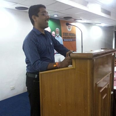 In-charge of BJP's PTA District Information and Technology. Politician..BJP Adoor Mandalam Secratary..