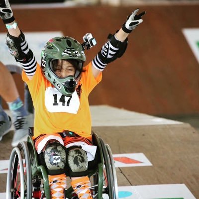 12 year old WCMXer, surfer, actor, who just happens to have Spina Bifida.