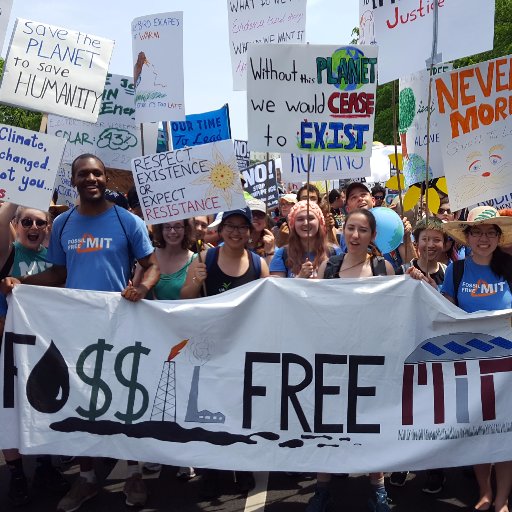 Fossil Free MIT is a group of students, faculty, and staff committed to climate action.  #fossilfree #climatechange.