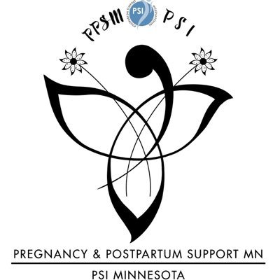 Pregnancy & Postpartum Support MN/PSI-MN, a group of professionals, organizations, and volunteers offering mental health support and resources to MN parents.