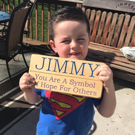 Jimmy is a symbol of hope for others.He is a walking,talking, full of joy miracle.This is his story, his journey of healing. 
Page ran by his mom @laciespagnolo