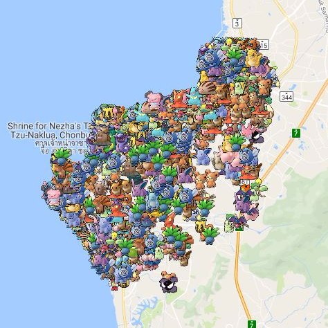 PokeMap Bang Saen