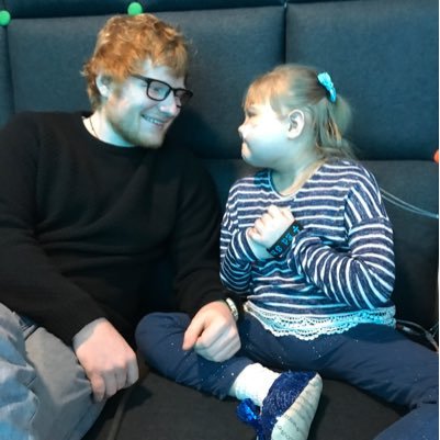 My gorgeous little girl Melody's Wish Came True ☺️ she got to meet her Prince Charming mr Ed Sheeran 😍 I owe him everything xx