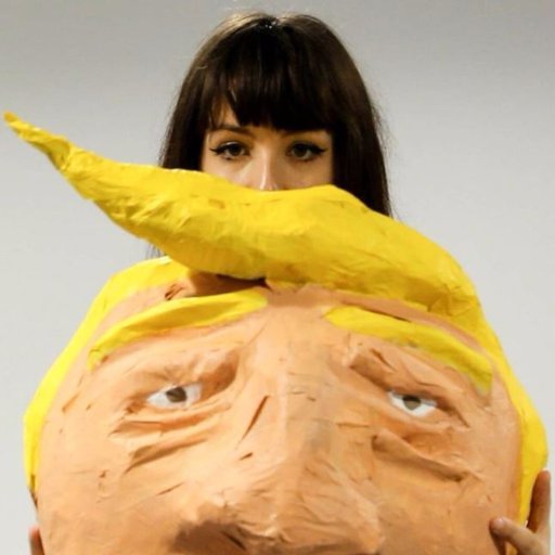 Ontrumproject's profile picture. Words and doodles from the public On Trump, designed by me.