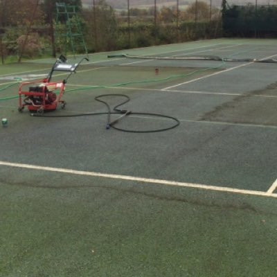 Specialists in Tennis Court, Driveway Cleaning and Maintenance.