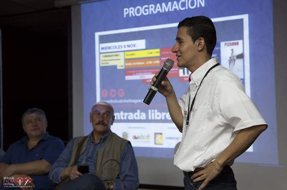 Comunicador social periodista estudios en producción de cine- Cuba /
Consejero departamental de cultura /Director del Ibagué Film Festival