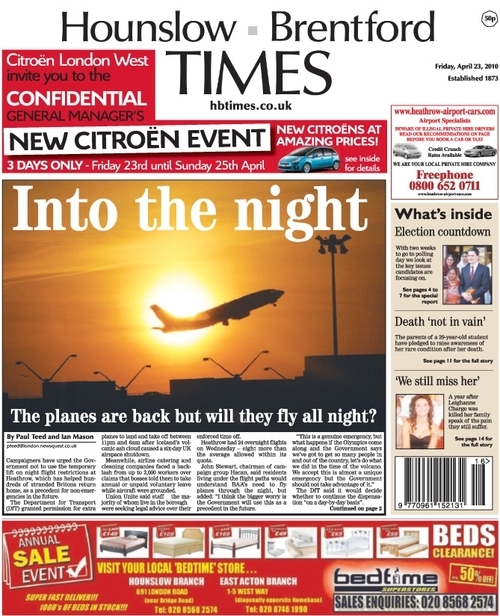The Hounslow and Brentford Times features all the breaking news from the London borough of Hounslow.