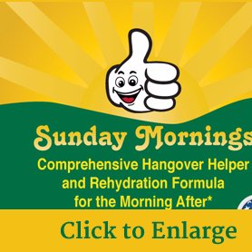 Pharmacist dev. combo of vitamins, electrolytes & herbal remedies to tackle the worst #hangovers the nite before or morning after! 🍻