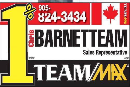 Chris Barnetteam is a Remax Sales Agent. with over 34 years of experience. 905-824-3434