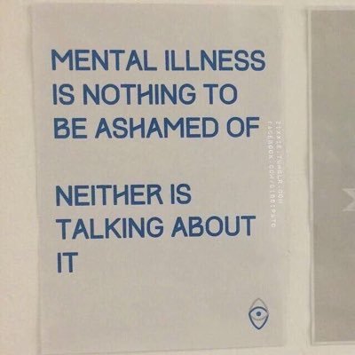 Talking about my experiences of #MentalHealth. No mocking, please be respectful; mental health difficulties and illness are real. #StigmaHurts #StigmaKills