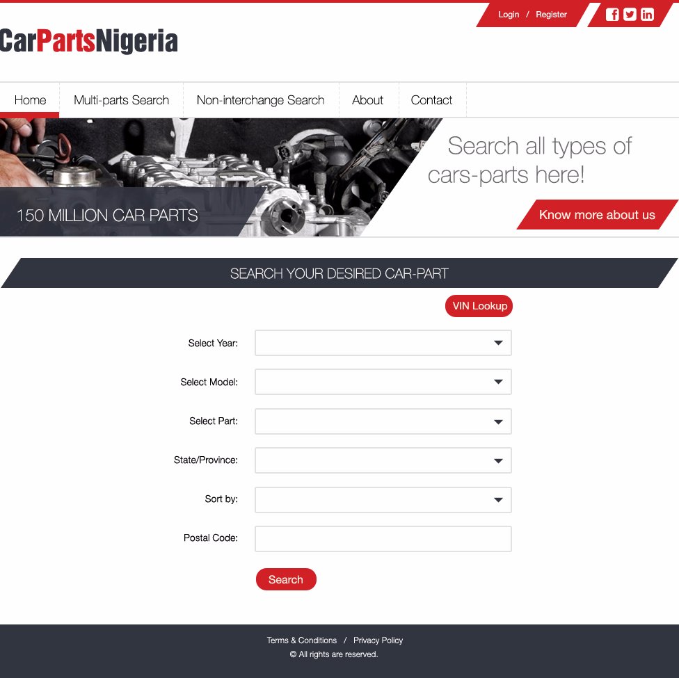 #1 Online Auto parts and Service Platform in Africa. Search for Parts & Vendors. Review , Rate or Buy Online. https://t.co/zr5jnO7pux Call:+234 80CARPARTS