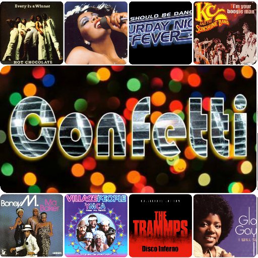 Confetti is a celebration of the golden age of disco by a talented group of experienced and passionate musicians.