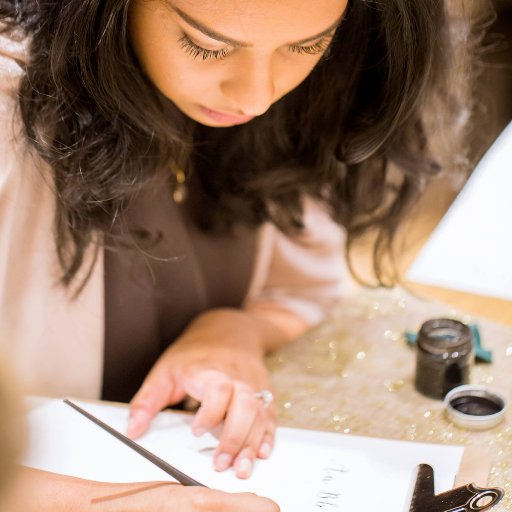 Wedding and Events Calligrapher, Graphic Designer and Blogger at 'Write Beautifully & Often'