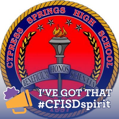 The official Twitter account for Cypress Springs High School.