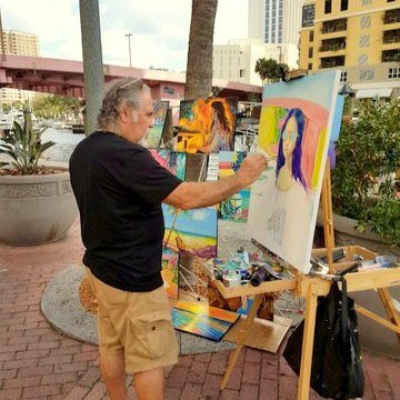 Full time Professional Artist painter water color oil acrylics performance art. I like to go to Bars and paint Live https://t.co/onThLfxj1M
