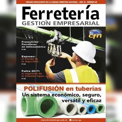 Medio divulgativo de la Cámara Ferretera Nacional, dirigida al empresario ferretero. La mejor forma de promocionar sus marcas y productos en el sector