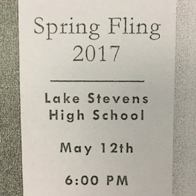 LSHS Spring Fling 2017 coming May 12th from 6-11PM!💜🎉💛 There will be Moana, food trucks, games, live music, and a photo booth! FREE ADMISSION! Bring ID!