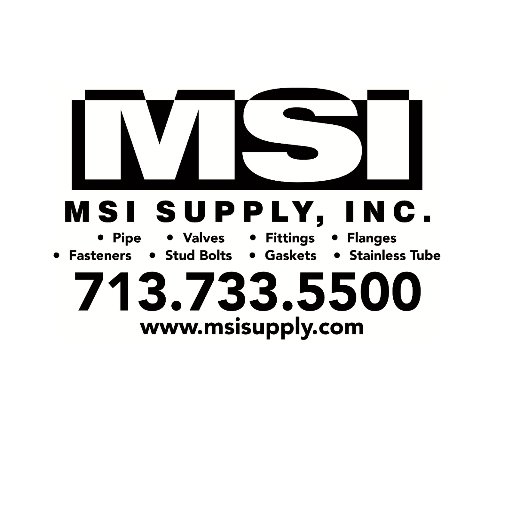 MSI Supply is a full-line distributor and manufacturer of pipe,valves,fittings, flanges, and fasteners, tubing and tube fittings. Office: (713) 733-5500