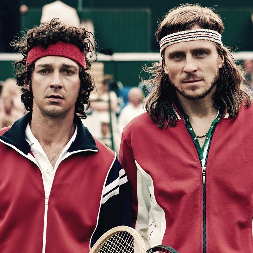 Sverrir Gudnason and Shia LaBeouf star as legendary tennis rivals Björn Borg and John McEnroe in #BorgVsMcEnroe - out now on DVD, Blu-ray & on demand.