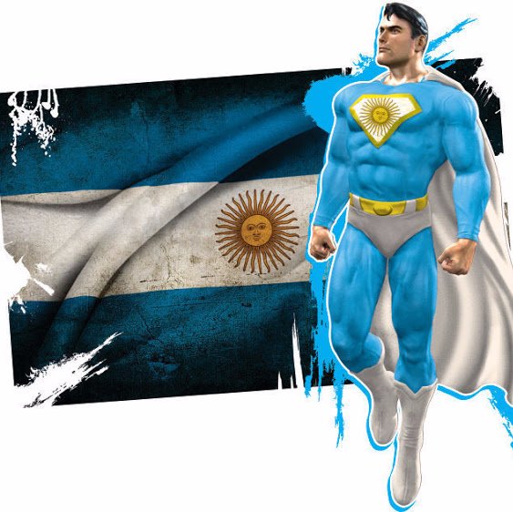 Yo defiendo la verdad, la justicia y la bandera argentina.