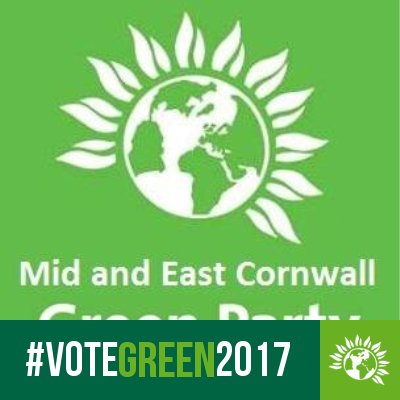 Mid and East Cornwall Green Party. Working for economic, environmental and social justice. #FBPE