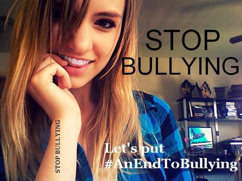 Let's make a difference and #StopBullying. I'm always here to listen and give any advice you need.