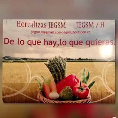 Apostamos por los productos horticolas de calidad,ecológicos y venta directa al consumidor.DE LO QUE HAY,LO QUE QUIERAS.jegsm.h@gmail.com Rivas de CamposJEGSM/H