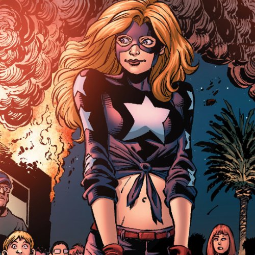 Star spangled heroine with the cosmic rod and a legacy to carry on. Have I mentioned I have big shoes to fill? #JSA #DCRP #Multiverse