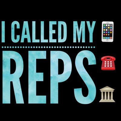 A @2020senate project. Share your call tips by adding #ICalledMyReps to your tweets, and we'll boost information. For scripts, follow @celeste_pewter.