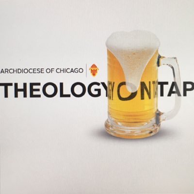Theology on Tap is a free young adult speaker series presented by @archchicago where you can learn your faith, grow your faith, and serve your faith. Join us!