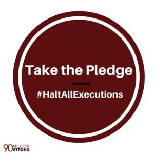 Click the link the sign the #HaltAllExecutions pledge to help stop the death penalty