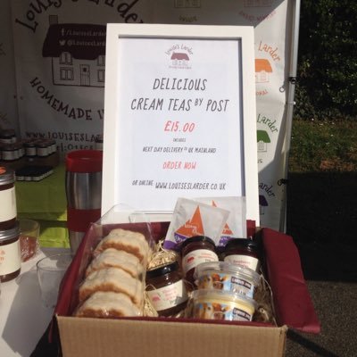 LouisesLarder's profile picture. Producer of handcrafted award-winning jams, and Devon cream teas. Made using traditional methods and the very best ingredients. All available on our website.