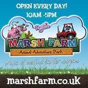 Marsh Farm, a great day out for the whole family. Experience animal encounters, bouncy play, fun fair rides, fantastic family entertainment and SO much more!✨