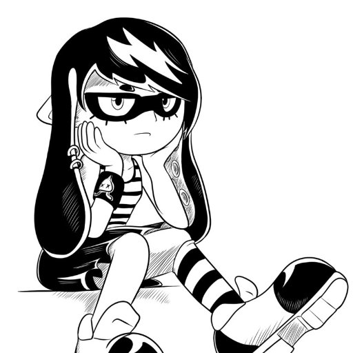 Shura Inkovic, Leader of the Manta Blacks. #Single #SplatoonRP At times rude, always competitive. Charger. Writer: #NotEnoughAccounts