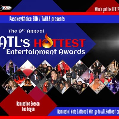 12Th Annual ATL's Hottest Awards will be the ATL's Hottest Awards yet! Vote ATL's Hottest Entertainment, Events, Venues, Media & Personalities at https://t.co/kgp6HiRGeL
