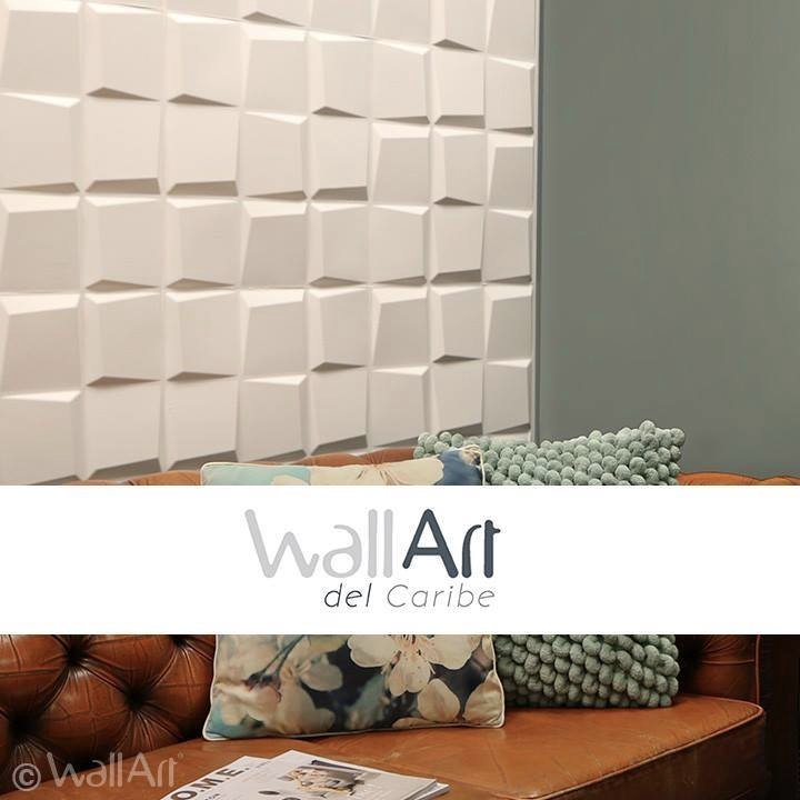 Paneles de pared 3D con los cuales darás una dimensión extra a sus paredes! Hechos de un material eco amigable y fáciles de instalar.