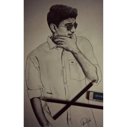 Roshantartist's profile picture. M an artist... Big fan of @hiphopthamizha drawing is my everything... Ppl say I was born with a pencil..... Don't know how far its true.....