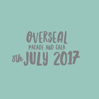 Overseal Gala 2017 will be on Saturday 8th July