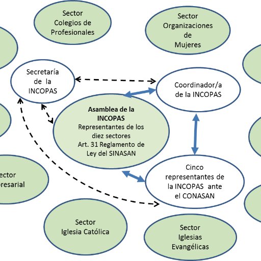 Consulta y participación social reconocida a nivel nacional
por su liderazgo e incidencia, propuesta y asesoría a CONASAN a través de SESAN