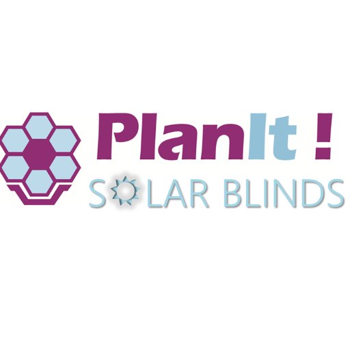 Planit #innovative #ecofriendly see-thru solar blinds block 92% of #UV rays, regulate rm temp, reduce #energy cost & wear on #HVAC. #Cdn creation used worldwide