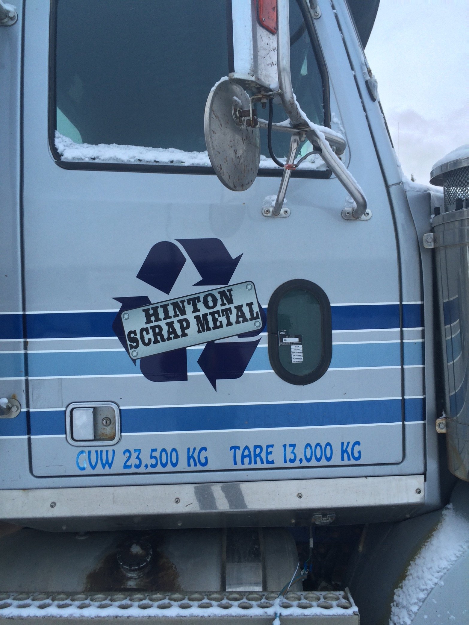 Only local metal recycler and garbage company in Hinton Alberta