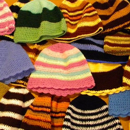 We are a non-profit initiative that supports kids undergoing chemotherapy. Our goal is to make sure every kid with cancer has a warm and colorful cap.